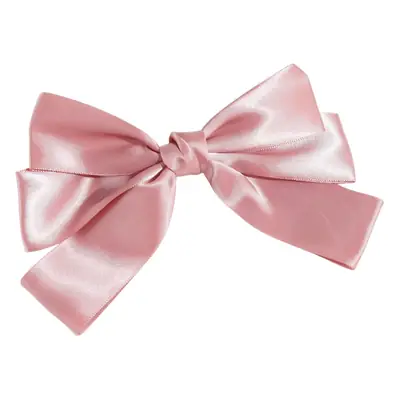Korean New Cute Girl Bow Silks Satins Spring Clip Back of Head Top Clip High-End Hair Clip Ponytail Clip for Women