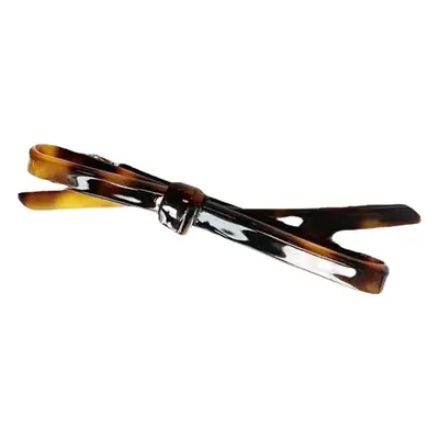 Japanese & Korean Cute Bow Side Clip Low Ponytail One-Word Clip Retro Side Clip Gentle Spring Clip Retro Side Clip