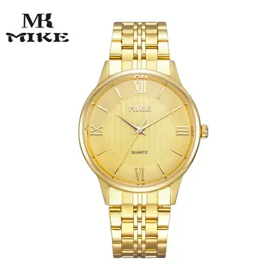 Gold Roman Dial Couple Watch for Men
