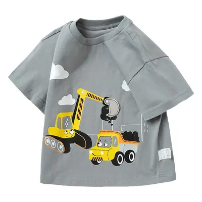 Kids Cartoon T-Shirts Pure Cotton Summer 2025