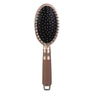 Golden Anti-Static Hair Brush for Salon Use