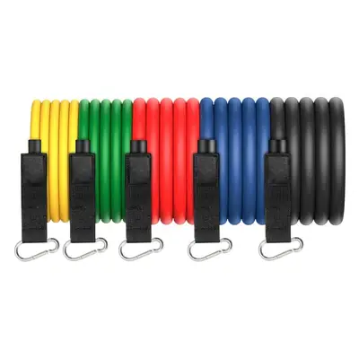 TPE with standard 11-piece set tension device carabiner multifunctional tension rope resistance band gourd hook home fitness