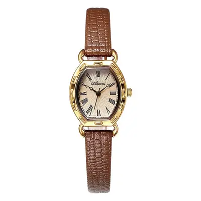 Women's Platinum Watch with Crystal Dial & Quartz Band