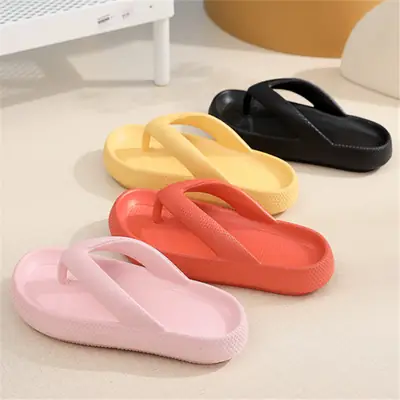 Fujian manufacturers new flip-flops clip non-slip outdoor summer soft bottom bathroom lovers wear sandals casual thick