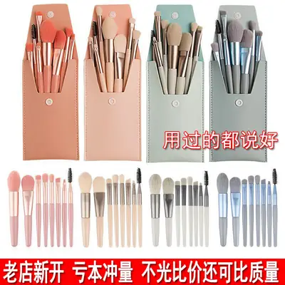 8 Piece Mini Makeup Brush Set for Beginners