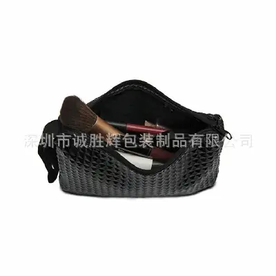 Orange Mini Zipper Cosmetic Bag for Women