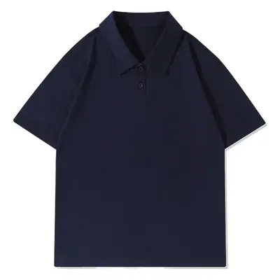 Men's Brown Pure Cotton Polo Shirt Loose Fit