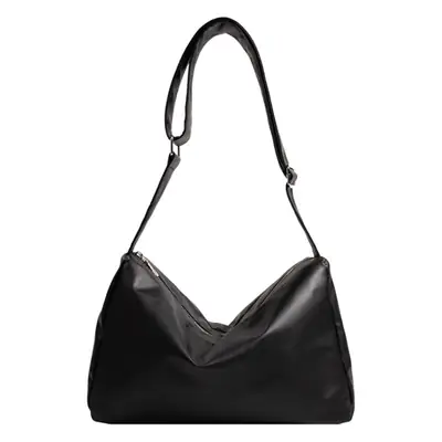 Black Leather Shoulder Bag for Women 2023 Spring Summer