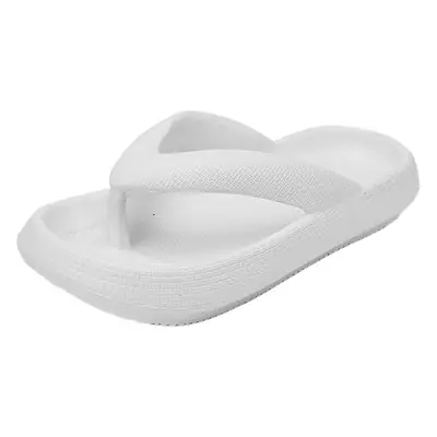 Summer Poop-feeling Thick-soled Flip-flops Men's Summer Home Bathing Non-slip Sandals and Slippers Outer Wear Pinch Sandals