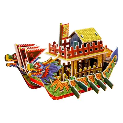 Dragon Boat 3D Puzzle Toy for Kids Educational Craft