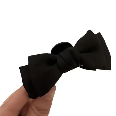 Black Bow Princess Hairpin for Women