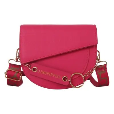 Green Chain Strap Saddle Bag for Women
