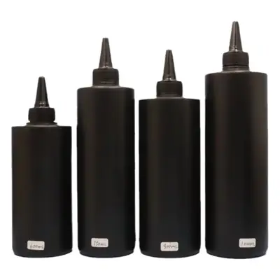 Black Flat-Shoulder Nail Polish Gel 06 UV Squeezable