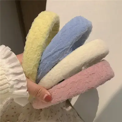 Fairy-Like Soft Headband with Lace Trim for Girls