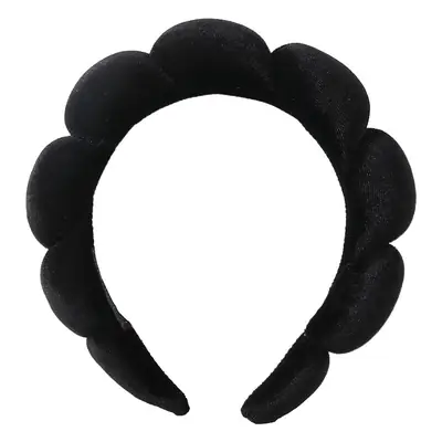 Blue Velvet Ripple Hair Band for Women 18cm