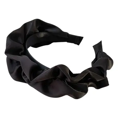 Black Silk Hair Hoop for Women All Match
