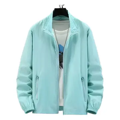Men's Ultra-Light Ice Silk Jacket Green Large