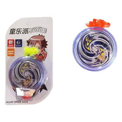 Amazon luminous yo-yo dazzle yo-yo plastic flash game yoyo ball children's stall night market toys