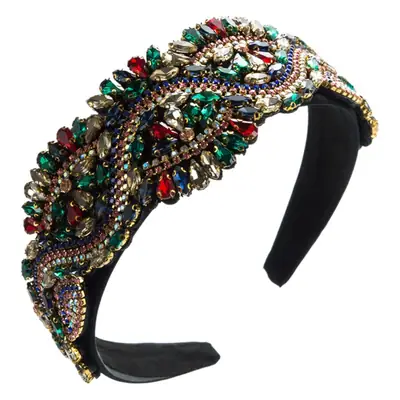 Baroque Diamond Headband for Women Party Wear