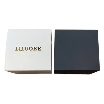 Liluoke Watch Box Black White Packaging Set