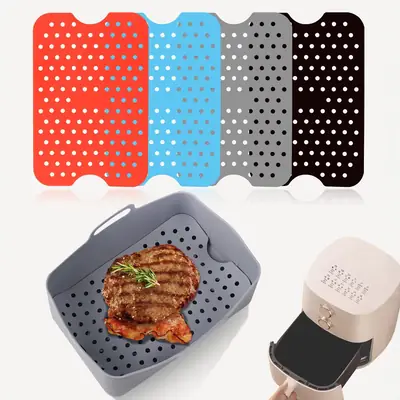Cross-border Food Grade Silicone Bakeware Pad Special Lining Accessories High Temperature Baking Air Fryer Anti-scalding Insulation Pad