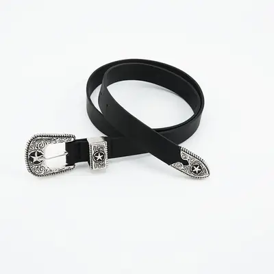 Black Embellished Belt for Women's Wear