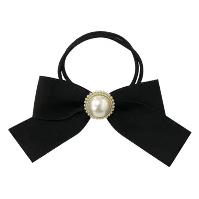 French Bow Hair Band for Women with Pearl Accents