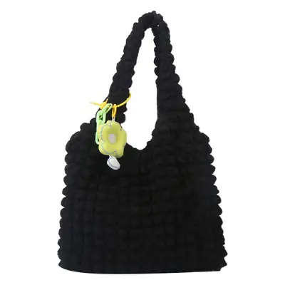 Black Bubble Flower Handbag 2026 Summer
