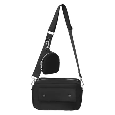 White Japanese Style Crossbody Bag for Men