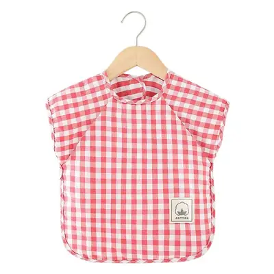 Baby's Cotton Gingham Dinner Cover Bib