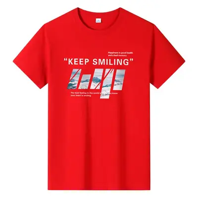 Men Printed T-Shirt Grey Summer 2024