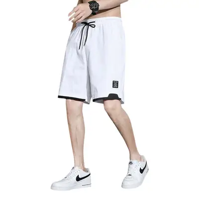 Men's Loose Straight Cotton Shorts Large Summer Casual Pants