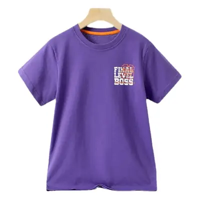 Green Kids T-Shirt "I Love My Body" Boys Summer Wear