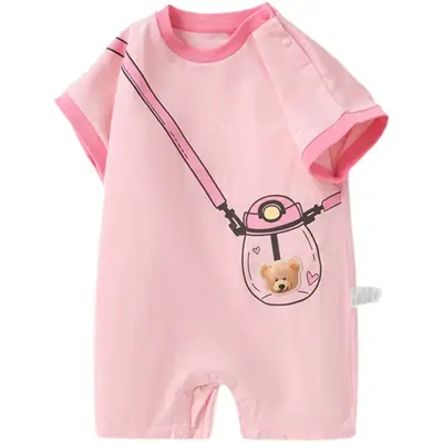 Pure Cotton Baby Outing Jumpsuit Summer New Style