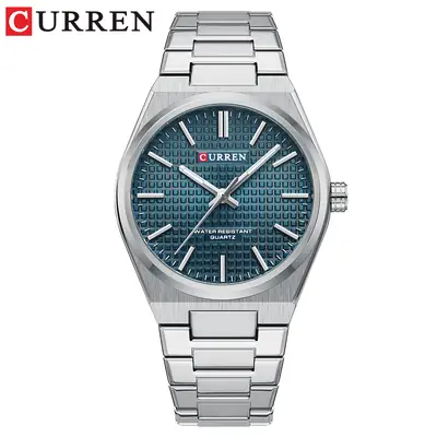 Curren Men's Gold Steel Watch with Dial