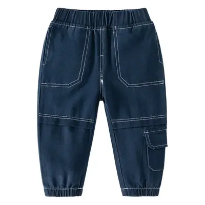 Off-white Kids Cargo Pants with Knee Stitching
