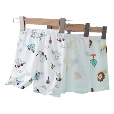 Children's Flower Beach Shorts White Loose Summer