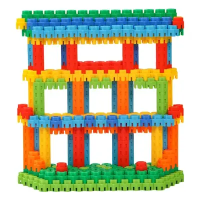 Kindergarten Hexagonal Building Blocks Plastic Toys 3-6Yrs