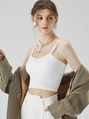 Women's 2023 Summer Camisole Vest with Chest Pad