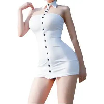 Sexy Strapless Sling Dress for Women European American