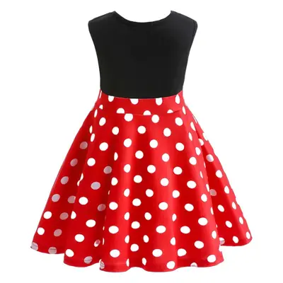 Minnie Mouse Red Polka Dot Skirt Dress for Girls