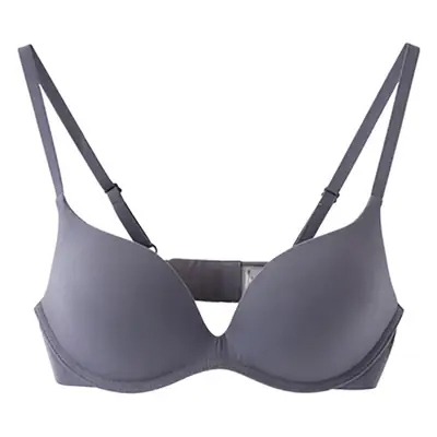 Japanese seamless wireless Four Seasons universal one-piece glossy light transparent comfortable push up commuter girl's small chest underwear