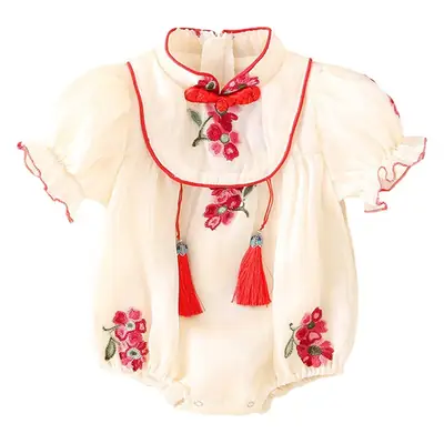 Women's Baby Cheongsam Wrap Fart Summer Clothes
