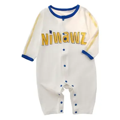 Baby's Green Embroidered Modal Jumpsuit Summer Pajamas