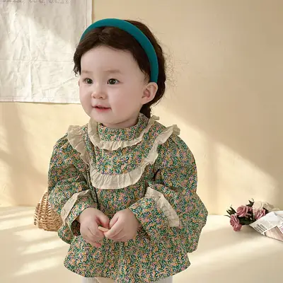 Baby Floral Romper Spring Dress for Girls
