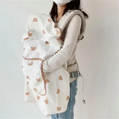 Baby Hooded Quilt with Mosquito Repellent Winter Blanket
