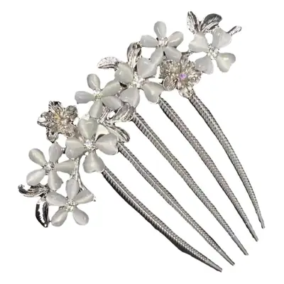 Gold Rhinestone Hair Combs for Women
