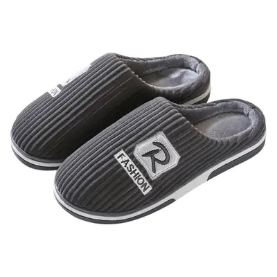 Winter Large Size Cotton Slippers for Men, Indoor Non-Slip Simple Warm Cotton Slippers, Wholesale Dropshipping, Thick Sole