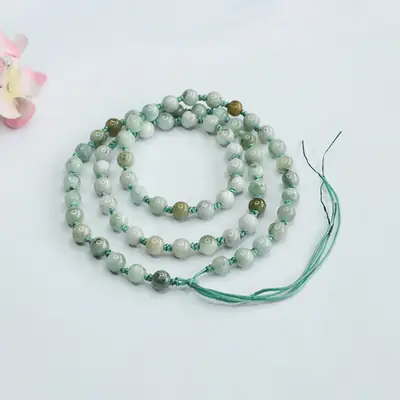Guan Yu Natural Jade Necklace Pendant Hanging Chain with Cord Bead Chain Sweater Chain Factory Wholesale Dropshipping S3032312