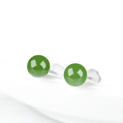 S925 Silver Inlay Jade Earrings for Women